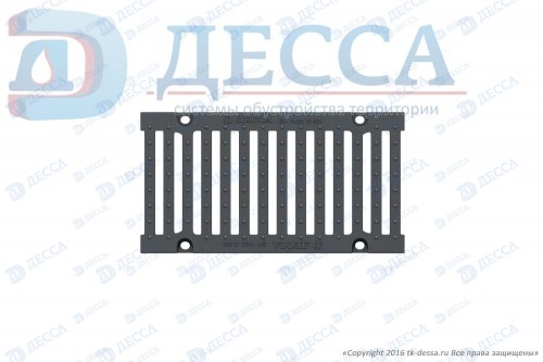 Решетка водоприемная ВЧ-50 (500х240) кл.D400 DN200 (щелевая) (022273)